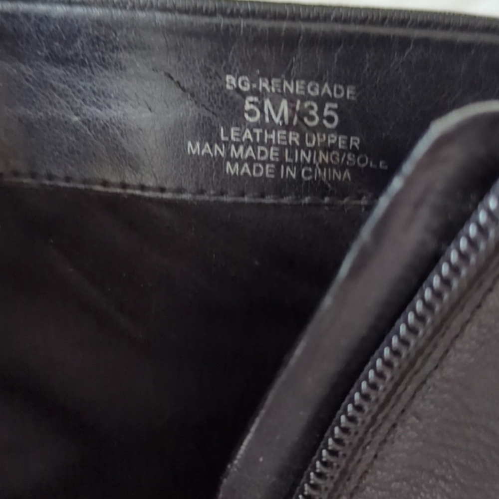 BCBGeneration Black Leather Studded Ankle Boots - Picture 7 of 7